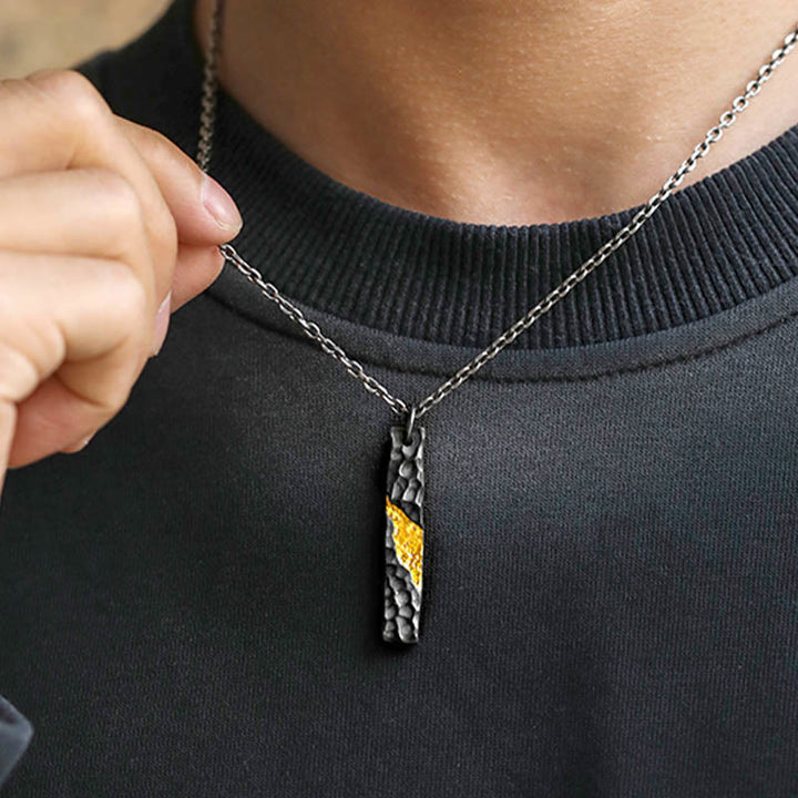 WorldNorse 999 Sterling Silber Mondlicht Berg Halskette