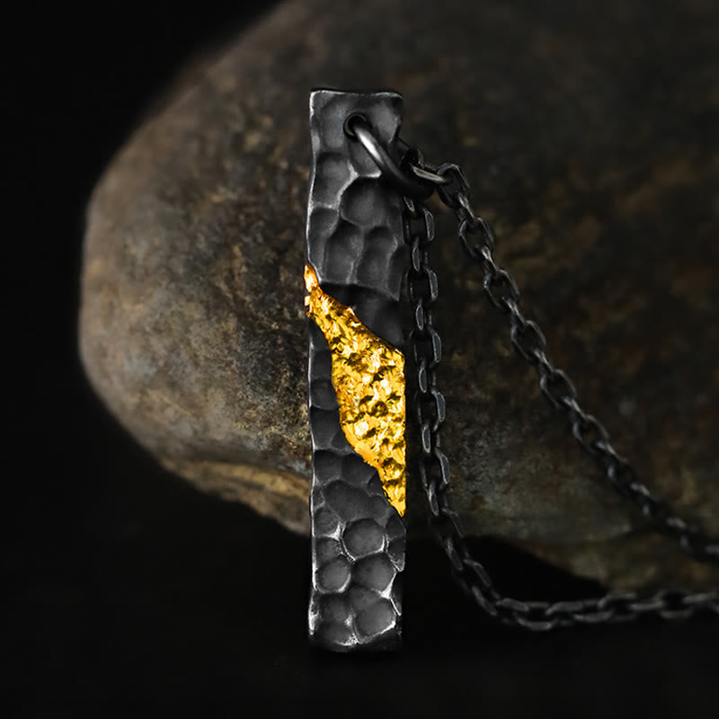 WorldNorse 999 Sterling Silber Mondlicht Berg Halskette