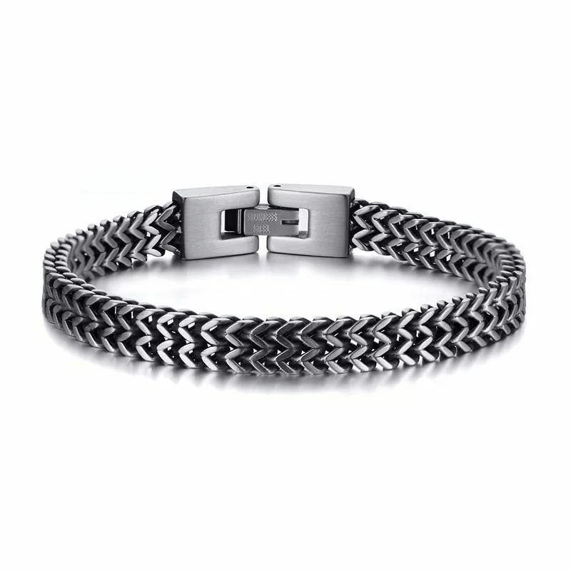 WorldNorse Weizenarmband aus Edelstahl
