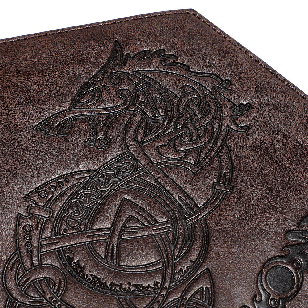 WorldNorse Armschienen aus Ökoleder mit Nordischer Drache
