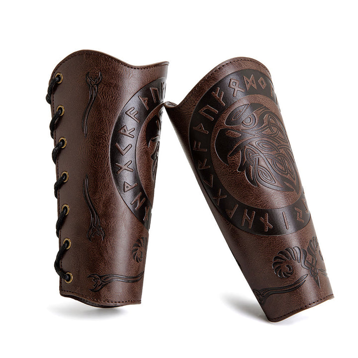 WorldNorse Runes Armschienen aus Ökoleder