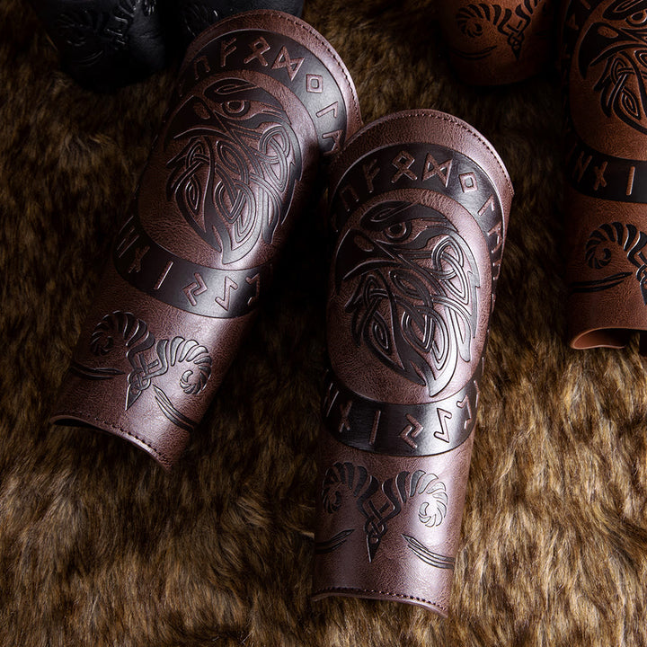 WorldNorse Runes Armschienen aus Ökoleder