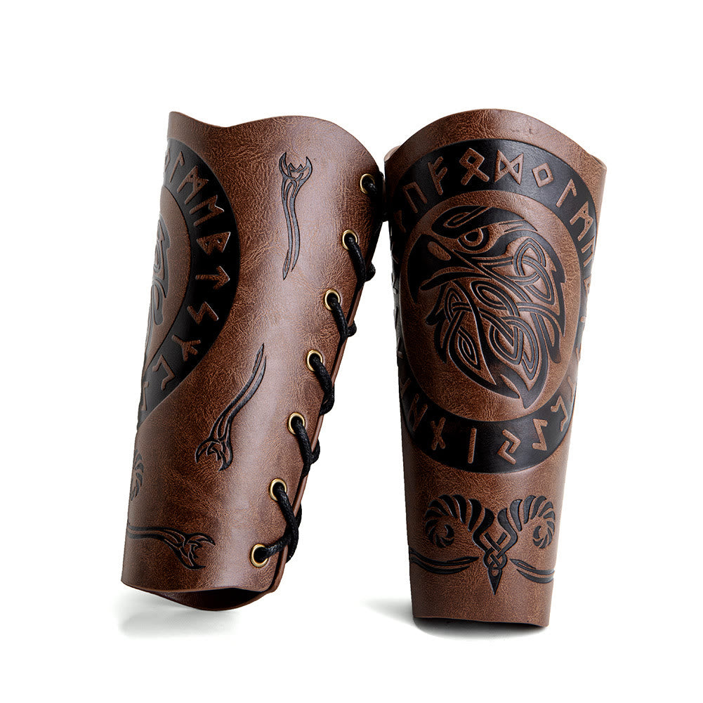 WorldNorse Runes Armschienen aus Ökoleder