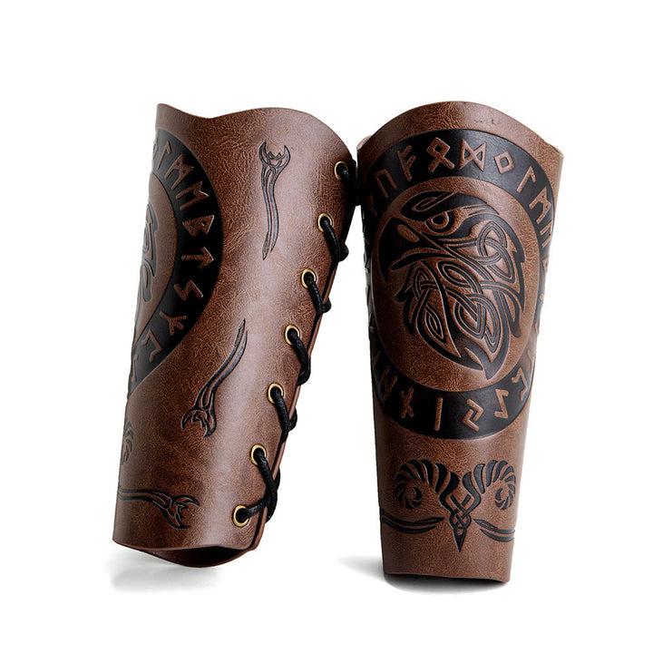 WorldNorse Runes Armschienen aus Ökoleder