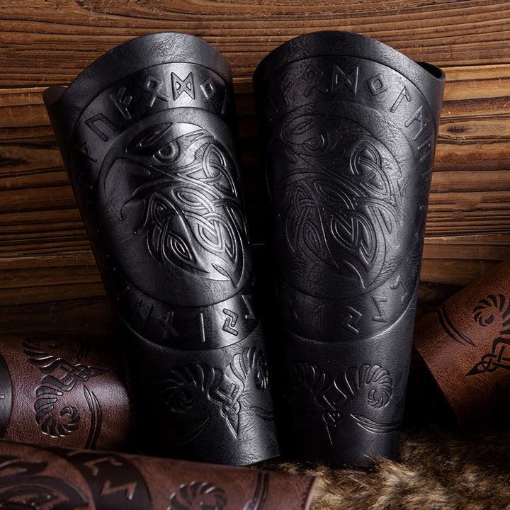 WorldNorse Runes Armschienen aus Ökoleder
