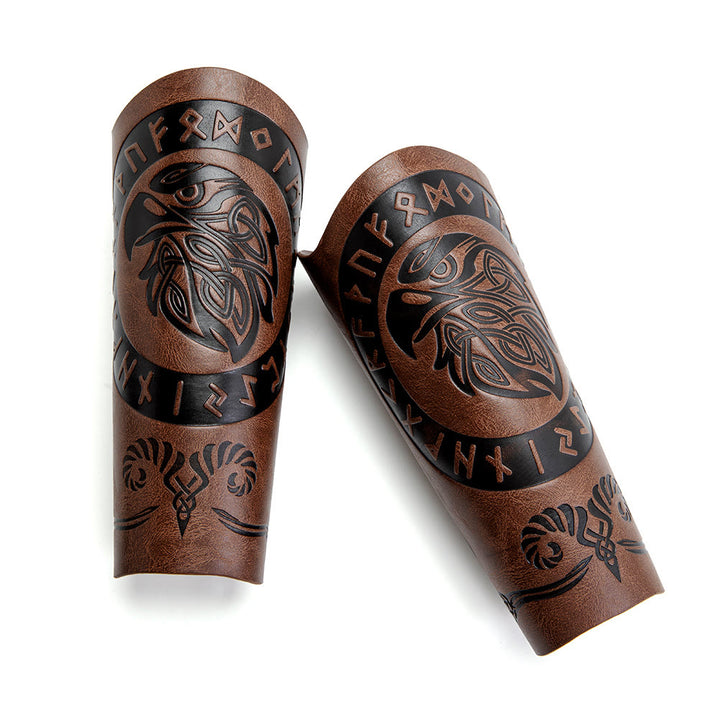 WorldNorse Runes Armschienen aus Ökoleder