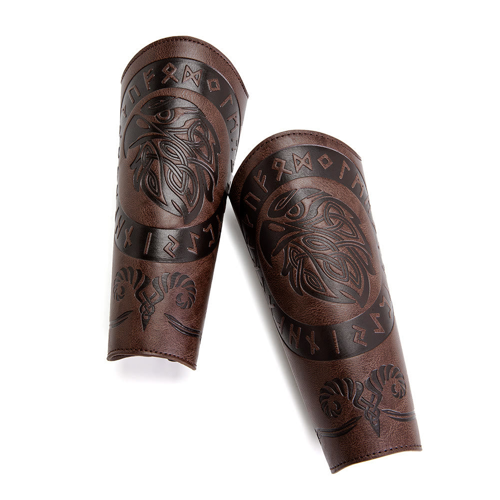 WorldNorse Runes Armschienen aus Ökoleder