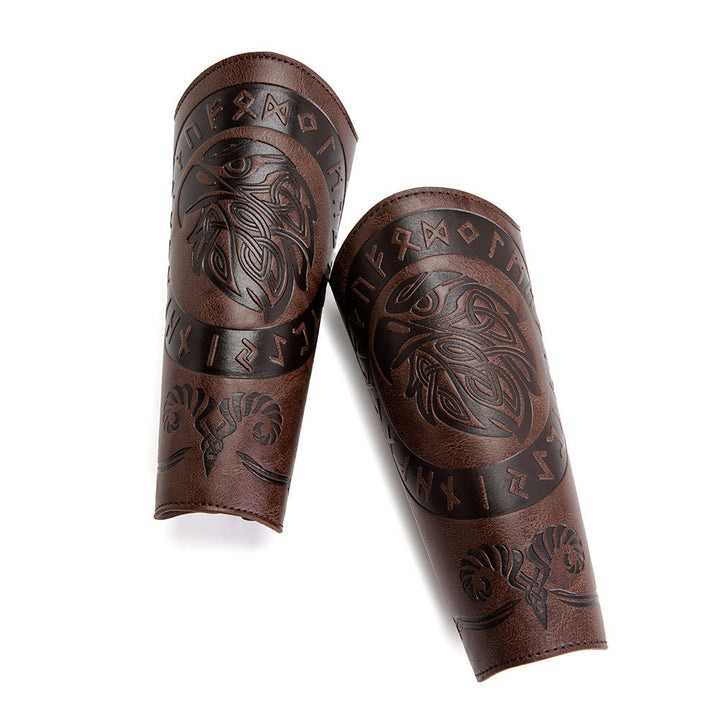 WorldNorse Runes Armschienen aus Ökoleder