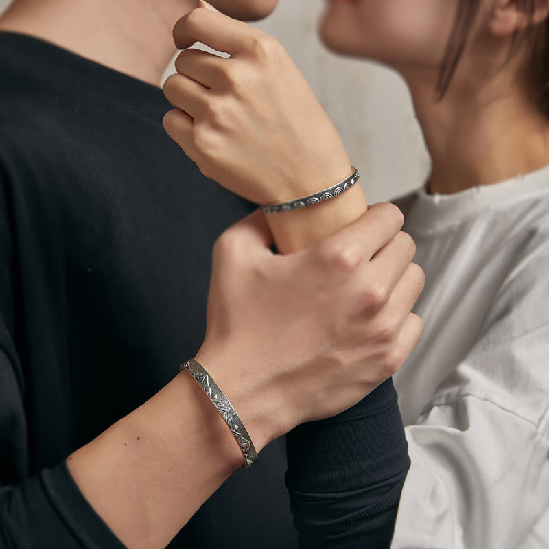 WorldNordisches Berg-Meer-Wellen-Armband