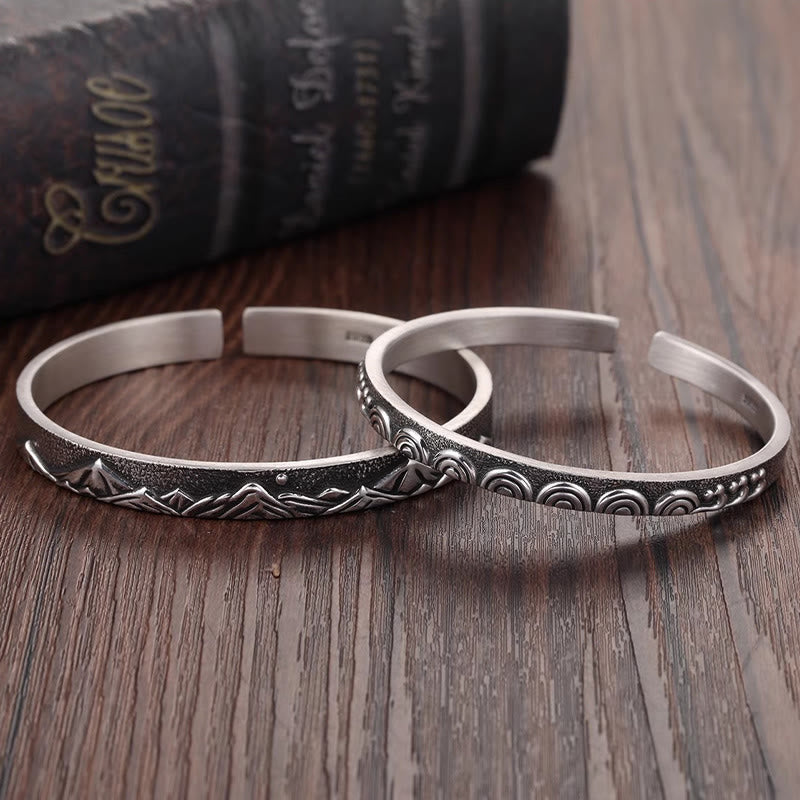 WorldNordisches Berg-Meer-Wellen-Armband