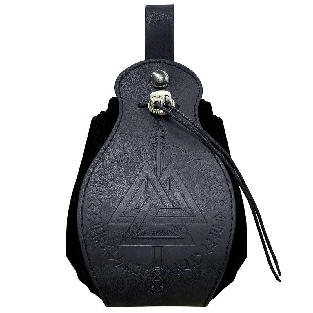 WorldNorse Gürteltasche aus Leder im Wikinger-Stil