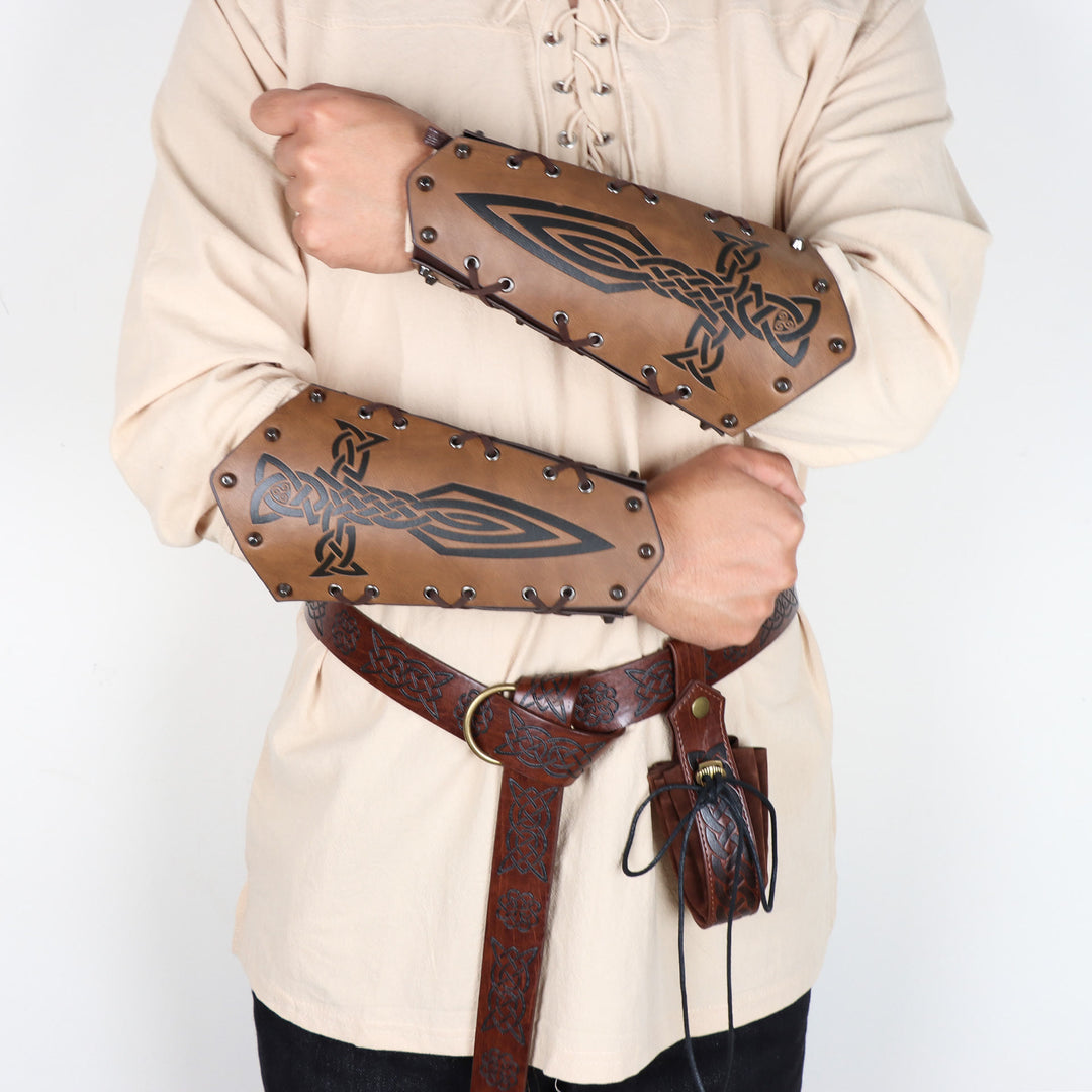 WorldNorse Viking Prints Armschienen/Gürtel/Gürteltasche