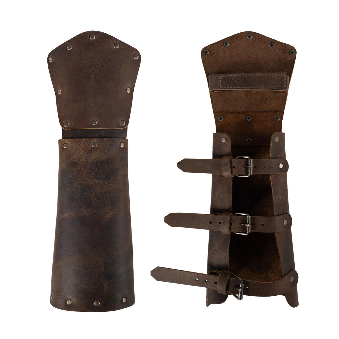 WorldNorse Handschutz Armschienen aus Ökoleder