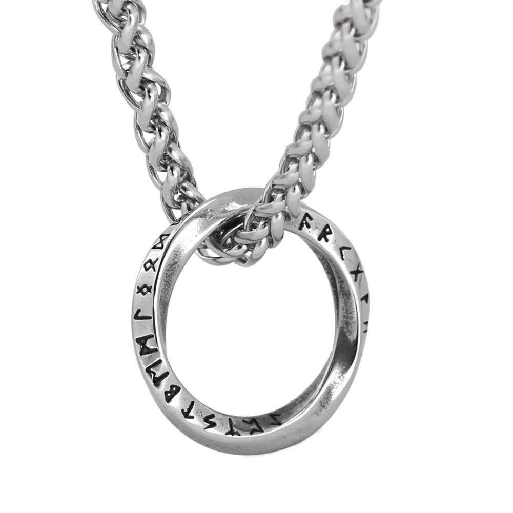 WorldNorse Wikinger-Kreis Nordische Runen-Halskette
