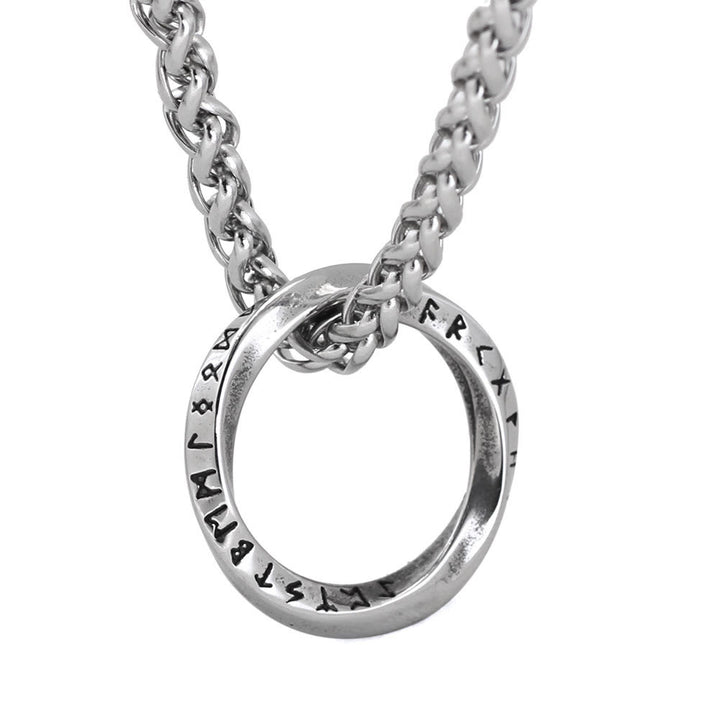 WorldNorse Wikinger-Kreis Nordische Runen-Halskette