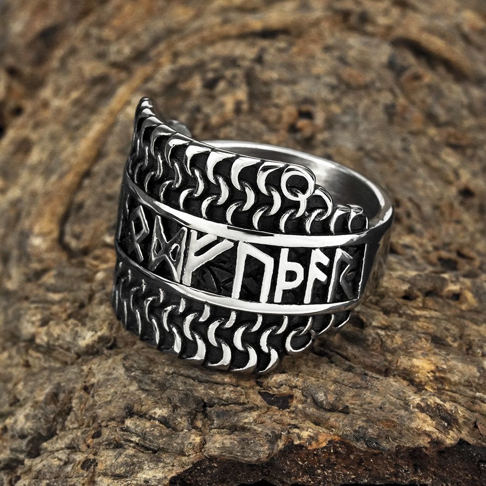 WorldNorse Wikinger Rune aus Titanstahl