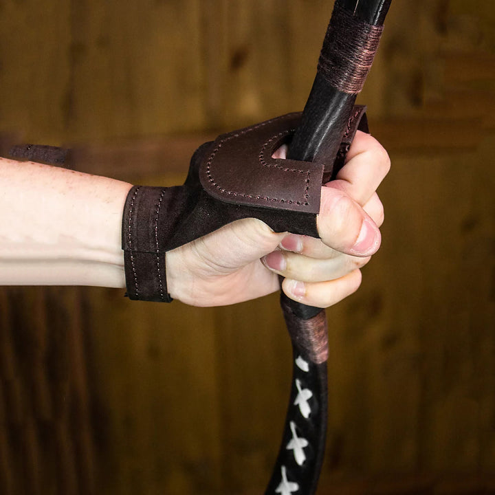 WorldNorse Mittelalterlicher Recurve Guard Bogenschießhandschuh