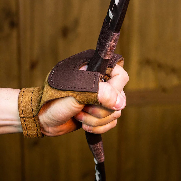 WorldNorse Mittelalterlicher Recurve Guard Bogenschießhandschuh
