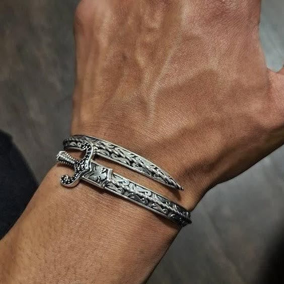 WorldNorse Retro Schwert Edelstahl Armband