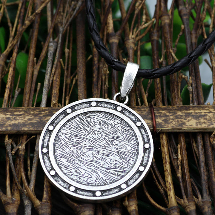 WorldNorse Vegvisir Rune Runde Halskette