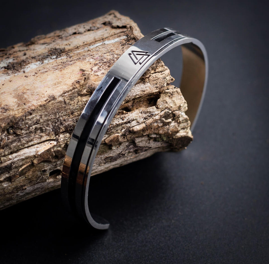 WorldNorse Odins Dreieck Valknut -Armband