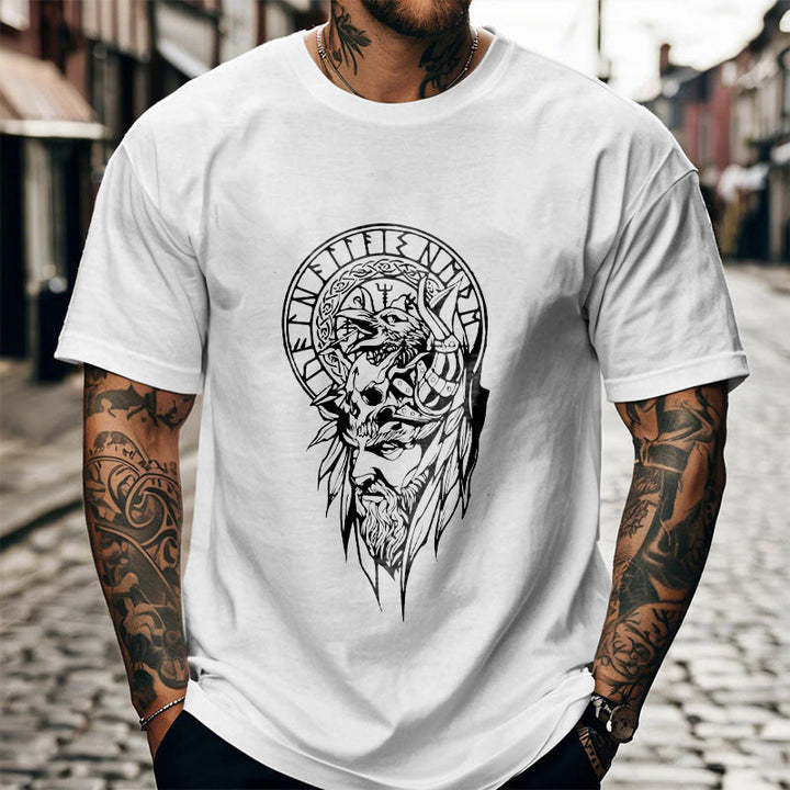 WorldNorse Vegvisir Wolve Keltisches T-Shirt