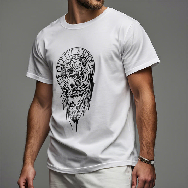WorldNorse Vegvisir Wolve Keltisches T-Shirt