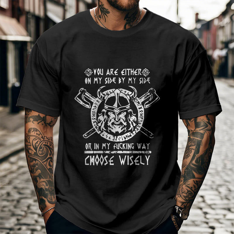 WorldNorse Vikings Rune Odin Symbol Axt T-shirt