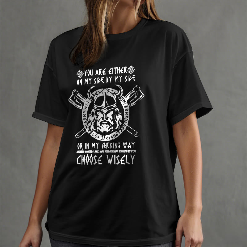 WorldNorse Vikings Rune Odin Symbol Axt T-shirt