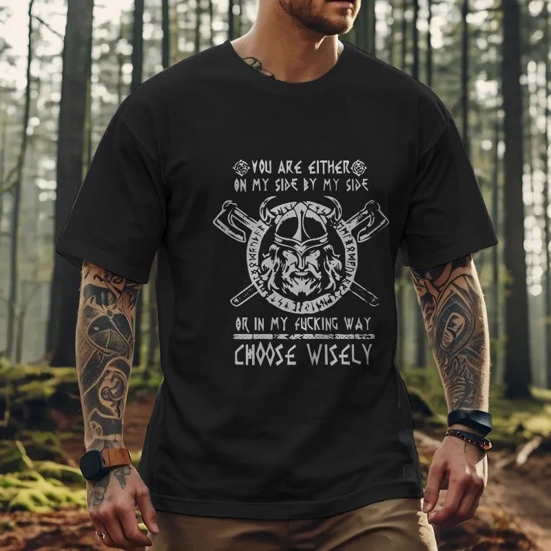 WorldNorse Vikings Rune Odin Symbol Axt T-shirt