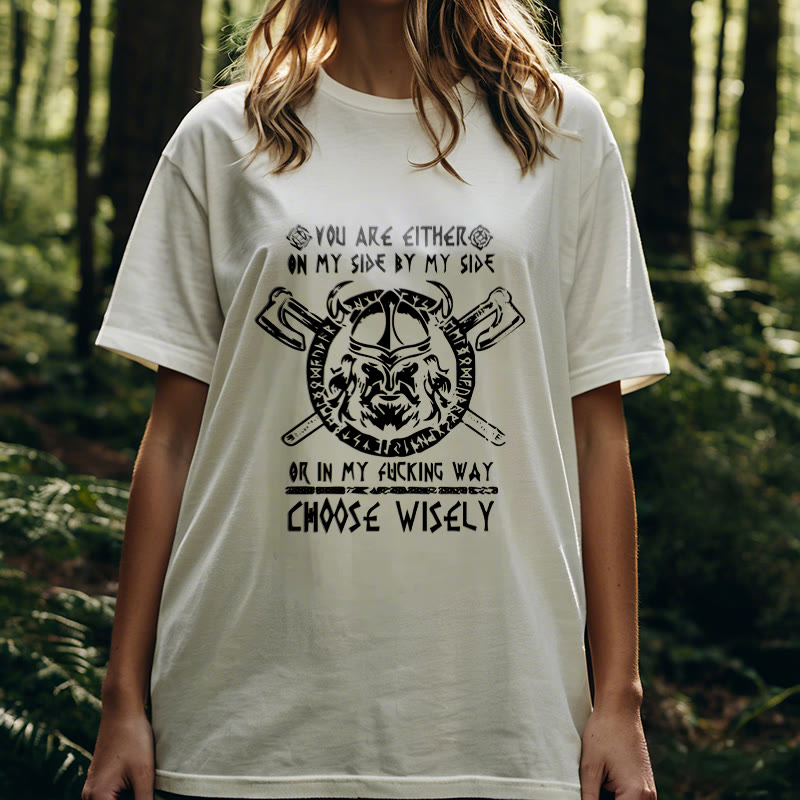 WorldNorse Vikings Rune Odin Symbol Axt T-shirt