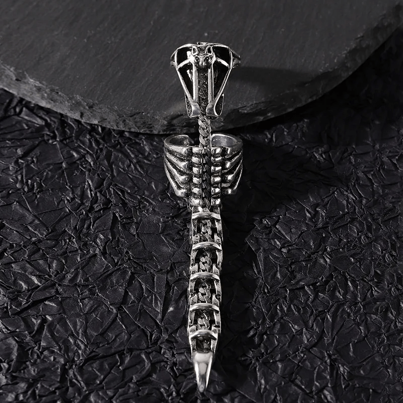 WorldNorse Gothic Skorpionschwanz verstellbarer Ring