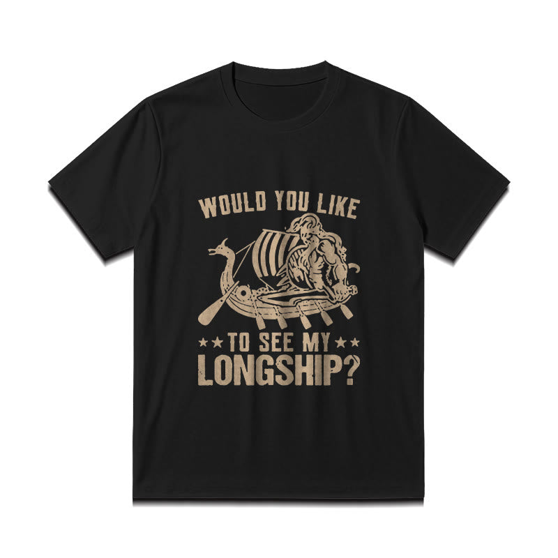 WorldNorse Mein Langschiff Wikinger Leben T-shirt