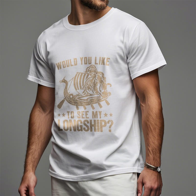 WorldNorse Mein Langschiff Wikinger Leben T-shirt