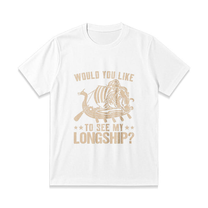 WorldNorse Mein Langschiff Wikinger Leben T-shirt