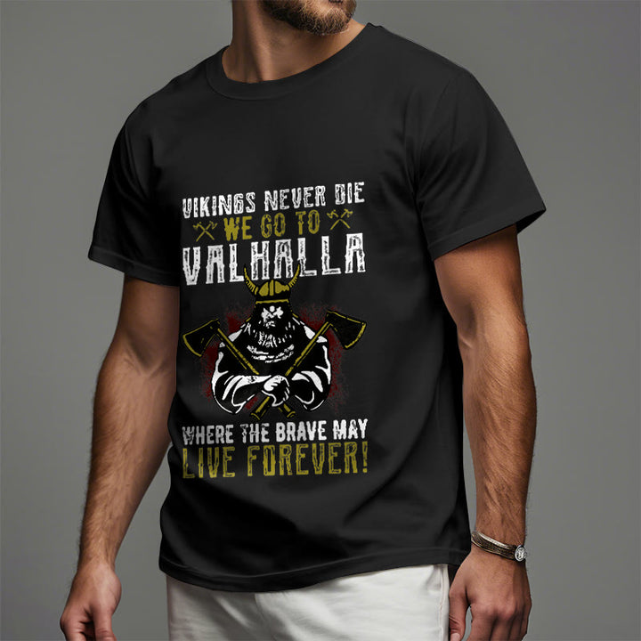 WorldNorse Never Die Valhalla T-Shirt