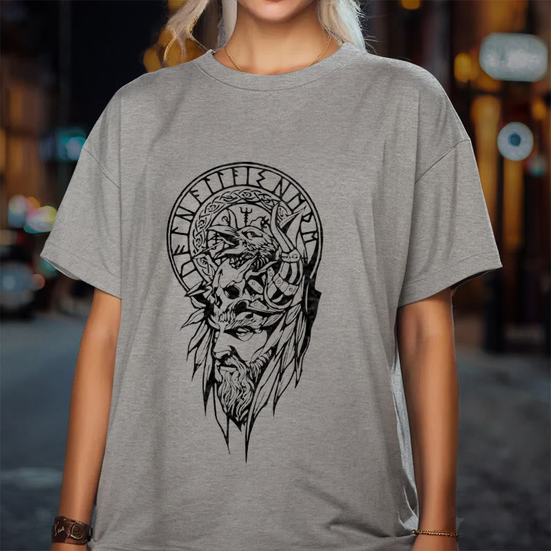WorldNorse Vegvisir Wolve Keltisches T-Shirt