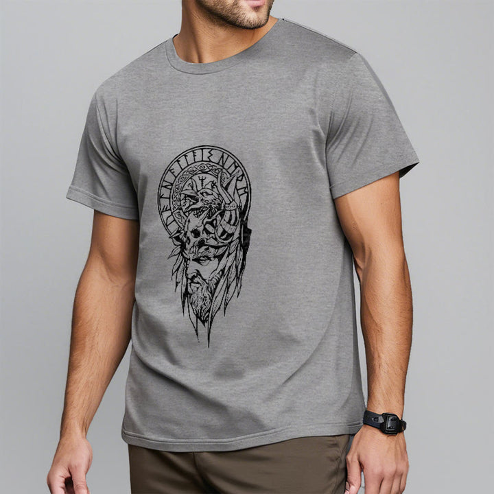WorldNorse Vegvisir Wolve Keltisches T-Shirt