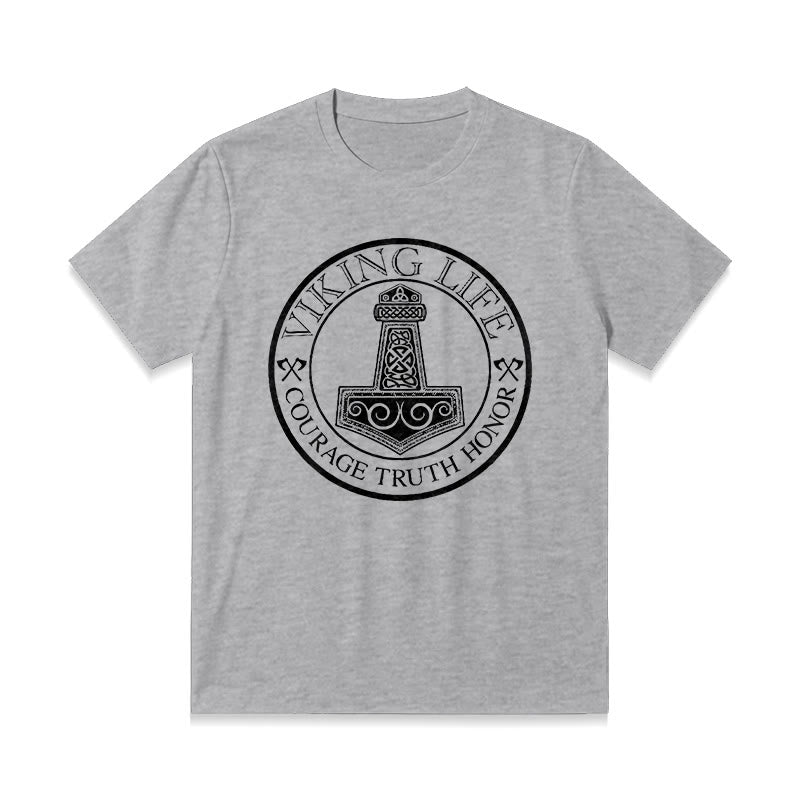 WorldNorse Viking Honor Thors Hammer T-Shirt