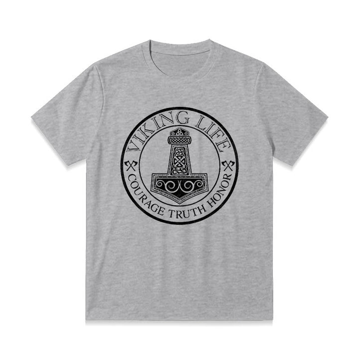 WorldNorse Viking Honor Thors Hammer T-Shirt