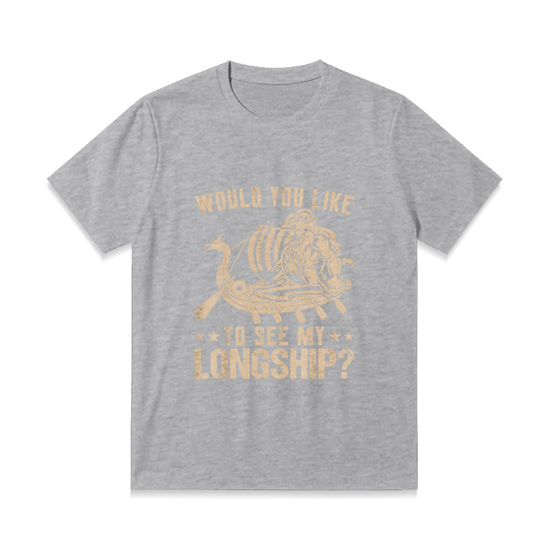 WorldNorse Mein Langschiff Wikinger Leben T-shirt