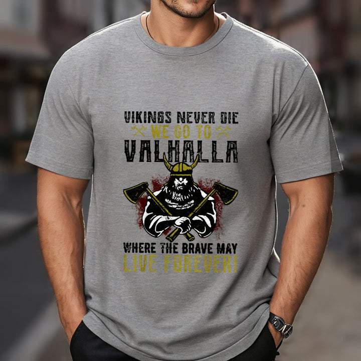 WorldNorse Never Die Valhalla T-Shirt