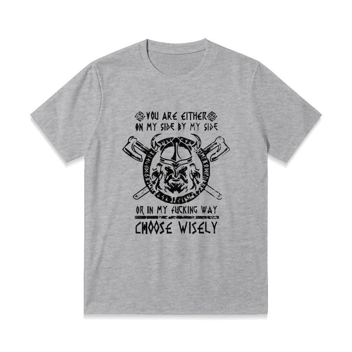 WorldNorse Vikings Rune Odin Symbol Axt T-shirt