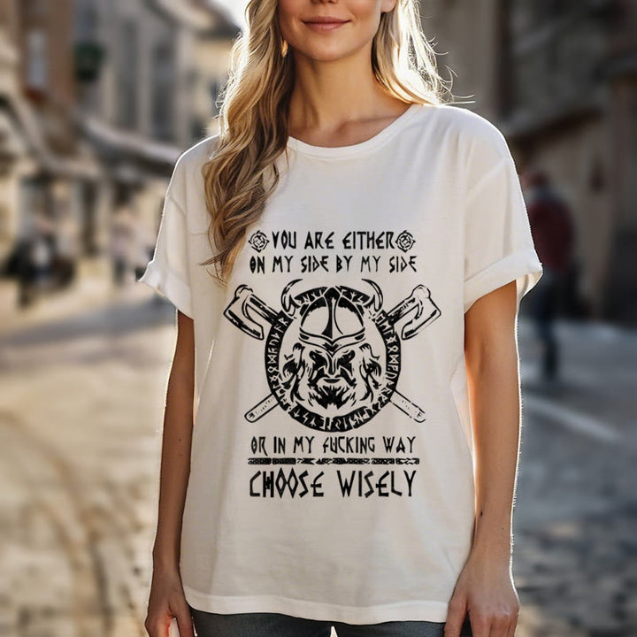 WorldNorse Vikings Rune Odin Symbol Axt T-shirt