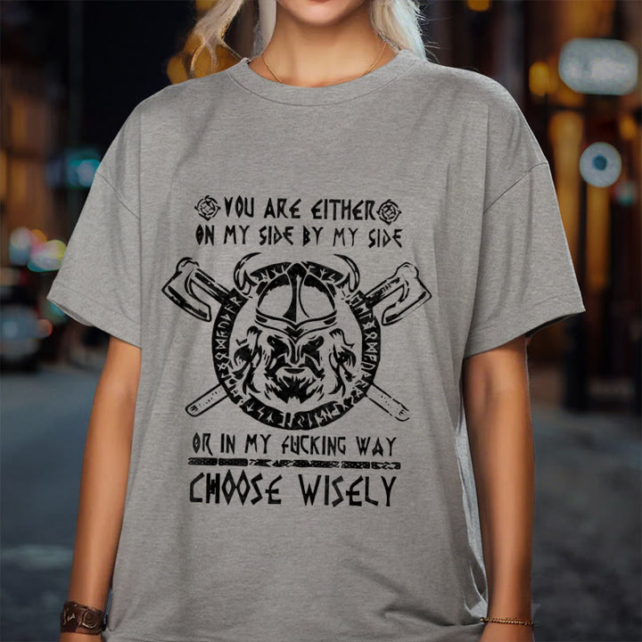 WorldNorse Vikings Rune Odin Symbol Axt T-shirt