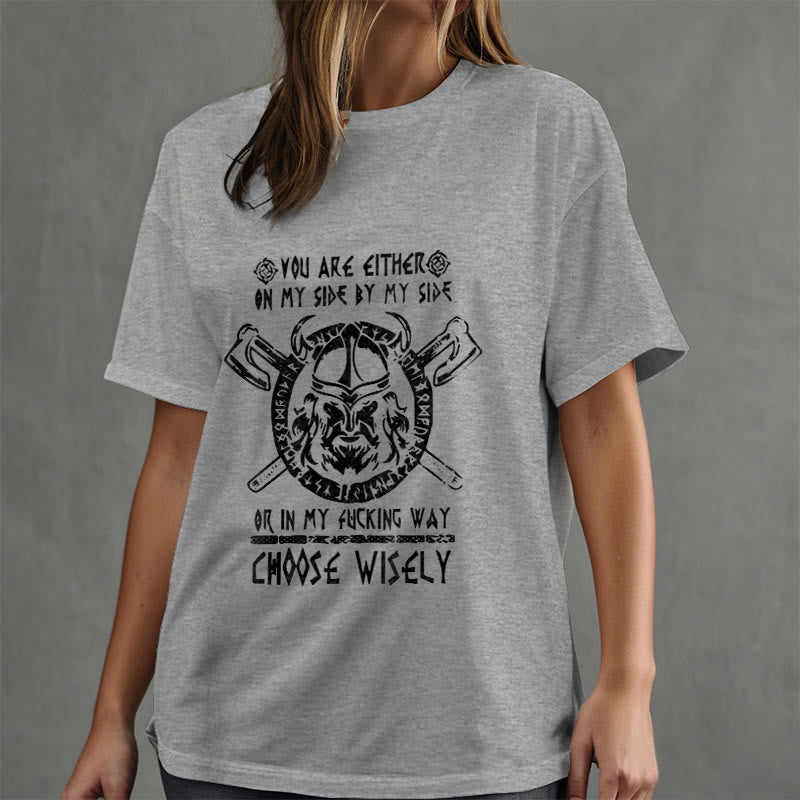 WorldNorse Vikings Rune Odin Symbol Axt T-shirt