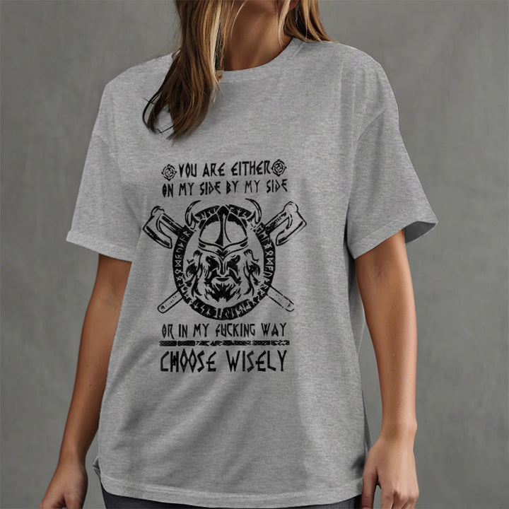 WorldNorse Vikings Rune Odin Symbol Axt T-shirt