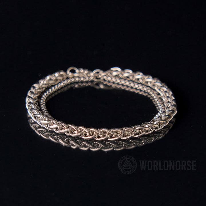 WorldNorse Doppellagiges Kielkettenarmband