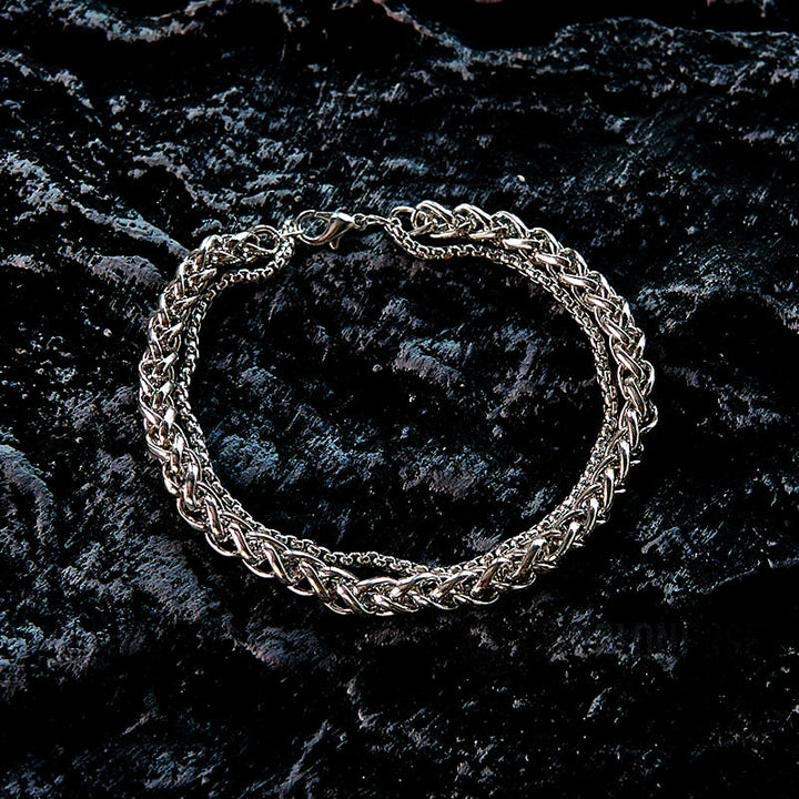 WorldNorse Doppellagiges Kielkettenarmband