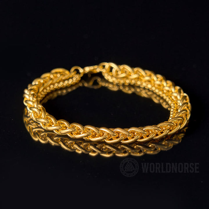WorldNorse Doppellagiges Kielkettenarmband